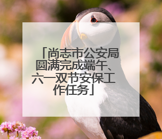 尚志市公安局圆满完成端午、六一双节安保工作任务